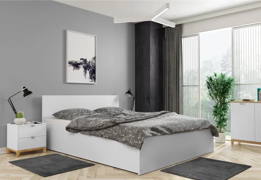 Pagrindinis 23 lozko sypialniane panamax bialy stelaz drewniany bez materacy 120 x 200 kpl wizualizacja 3 S4